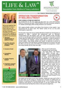 front cover newsletter