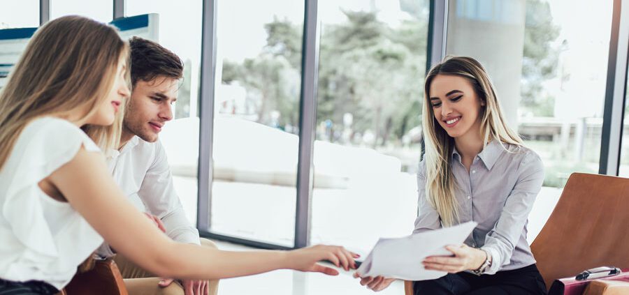 image of young couple making a will - Administration of Estates at Mullins & Treacy LLP Solicitors Waterford