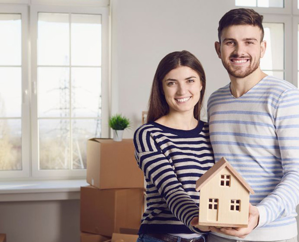 image of a young couple selling a probate property