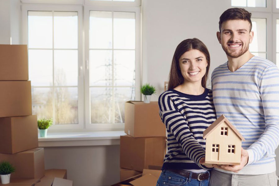image of a young couple selling a probate property