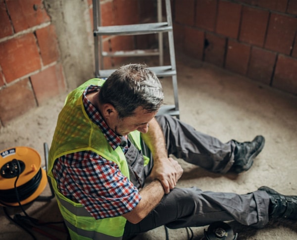 image of work man with injury for Mullins Treacy LLP Solicitors, Waterford